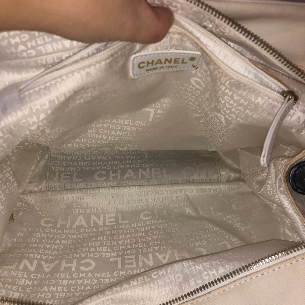SOLD Chanel Vintage Canvas Bag - Picture 7 of 8